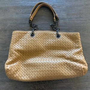 Bottega veneta double chain tote bag